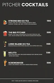 Big Pitcher menu 1