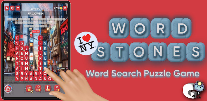 Word Stones -Word Tower Search Puzzle Connect Game