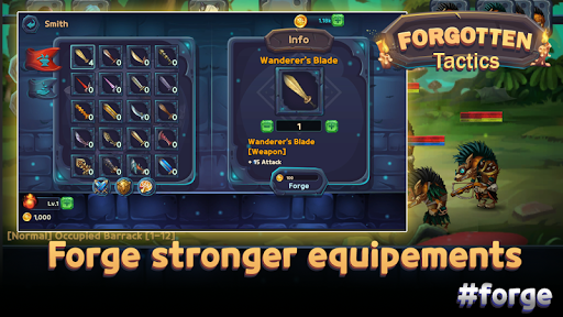 Code Triche Forgotten Tactics APK MOD (Astuce) screenshots 3