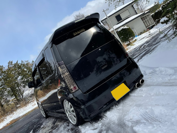ワゴンRのワゴンRmh21s・ワゴンR・スタッドレスタイヤへ交換・雪に関するカスタム事例の投稿画像1枚目