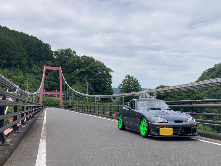 カプチーノの鈴鹿スカイライン・T.T.WORKS・月ヶ瀬ダム・カフェセブン・道の駅みなみやましろ村に関するカスタム事例の投稿画像7枚目