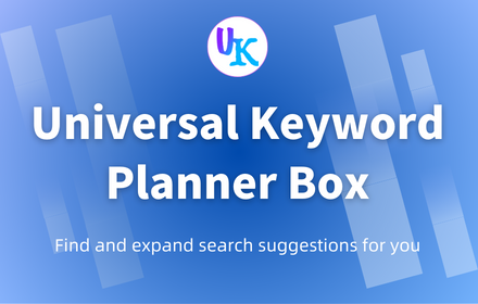 Universal Keyword Planner box Preview image 0