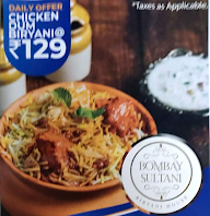 The Bombay Sultaani Biryani House menu 2