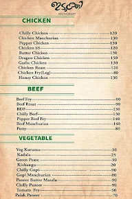 Idukki Restaurant menu 2