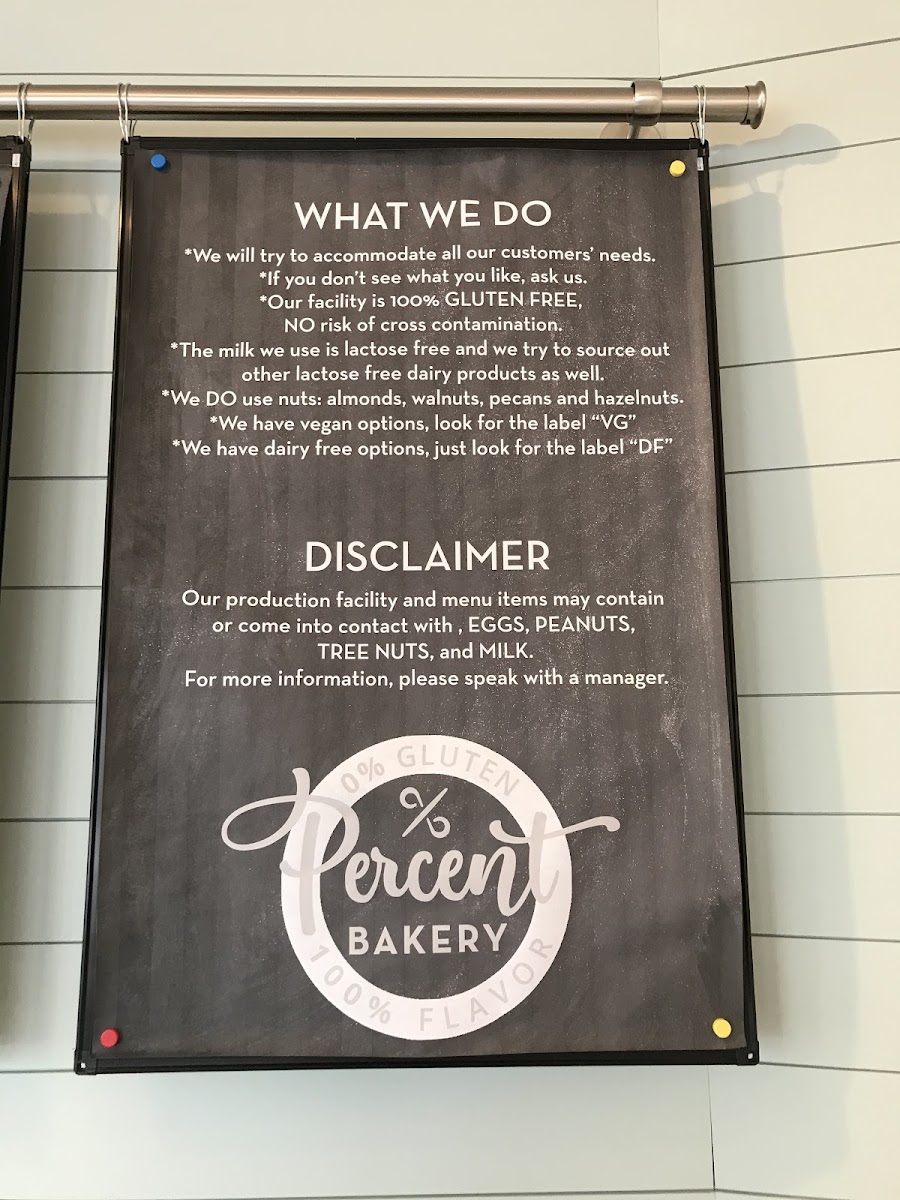 Gluten-Free at Percent Bakery