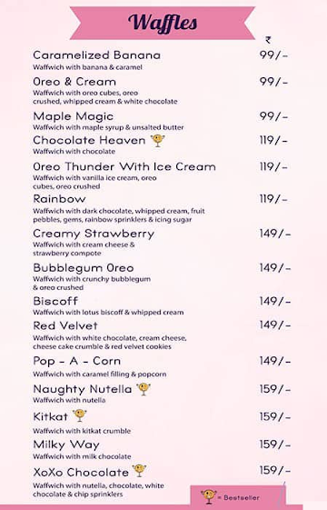 99 Pancakes menu 