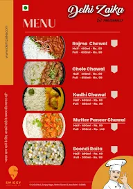 Delhi Zaika menu 1