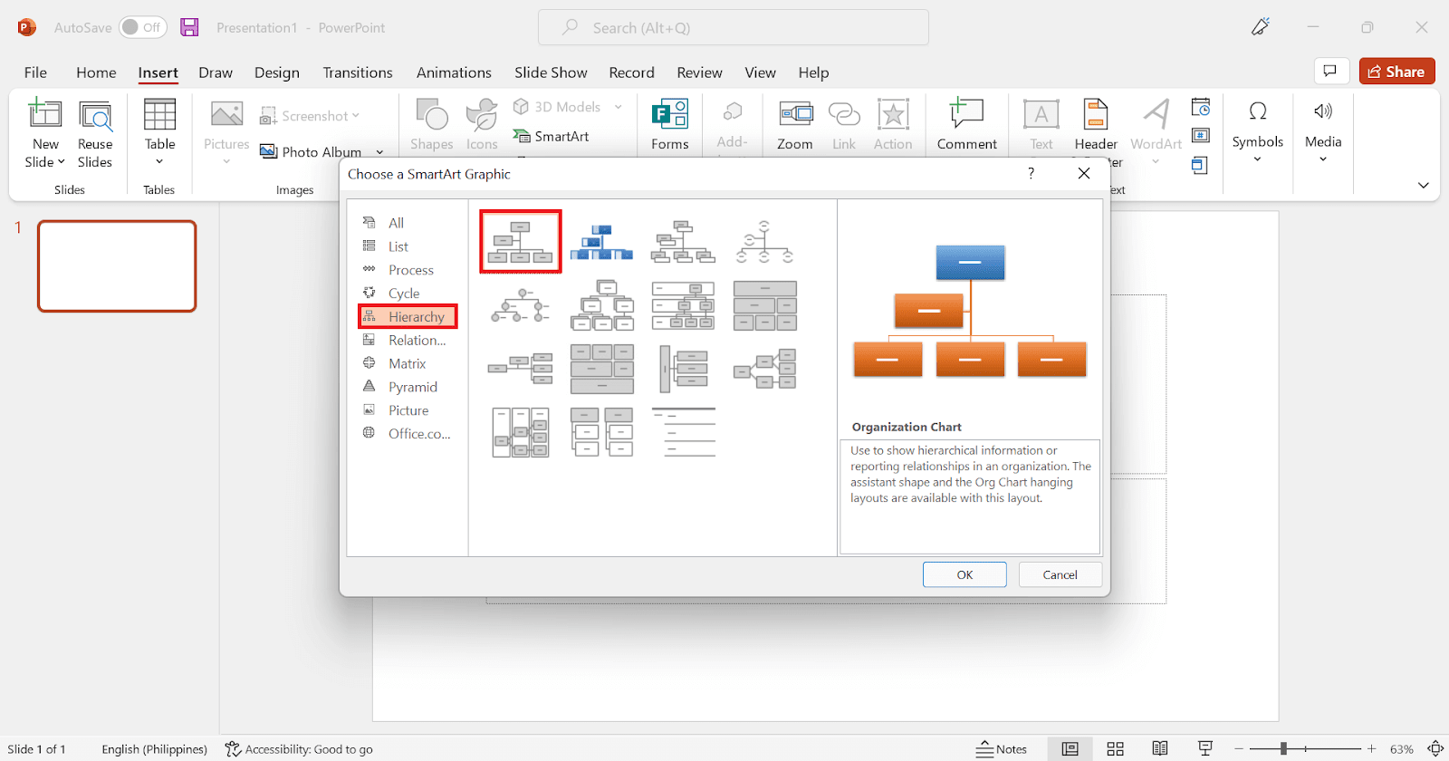 organograma powerpoint