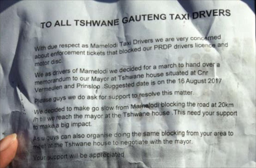 Tswane taxi