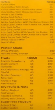 Meridian Ice Cream menu 3