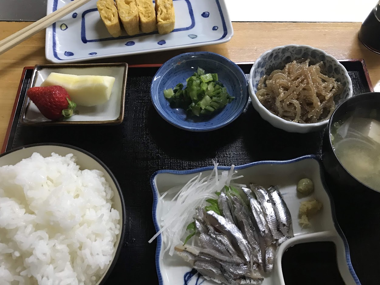 小いわし刺身定食