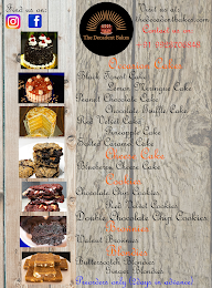 The Decadent Bakes menu 1