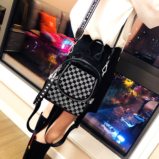 Title 3, Checkerboard Feel Hot And Drill Small Bag provi...