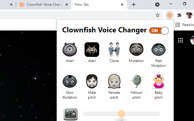 Clownfish Voice Changer for Chrome Preview image 3