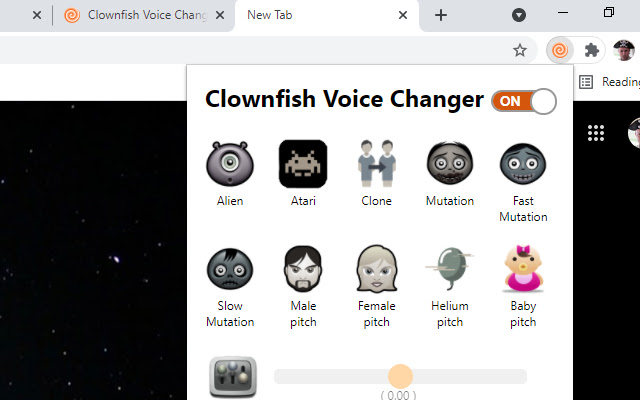 Clownfish Voice Changer for Chrome chrome extension