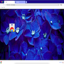 Blue Flower- themeforchrome