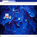 Blue Flower- themeforchrome Chrome extension download