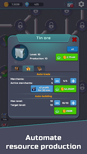 Screenshot Idle Crafting Clicker Tycoon