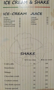 Verona Italica menu 3