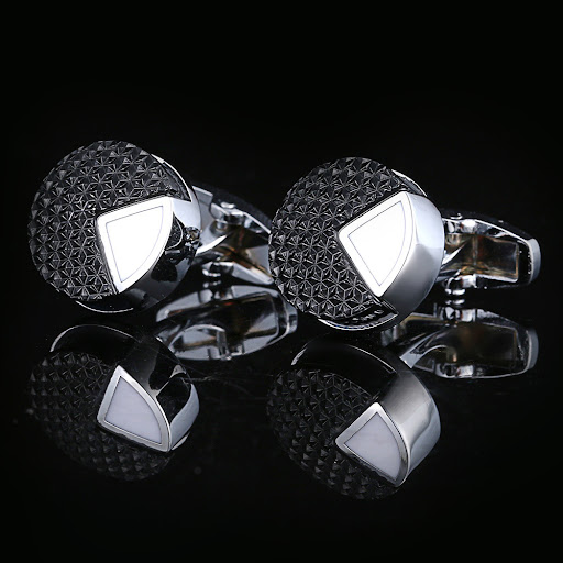 Title 3, Metallic Copper French Style Black Patterned Cu...