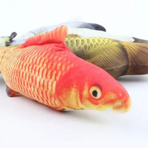All Kinds Of Fish 20CM Cat Training Toys Plush Shape Stuffed Catnip Pillow Simulation Interactive Kitten Accessories Pet