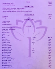 My Bar - Hotel Shyam Paradise menu 1