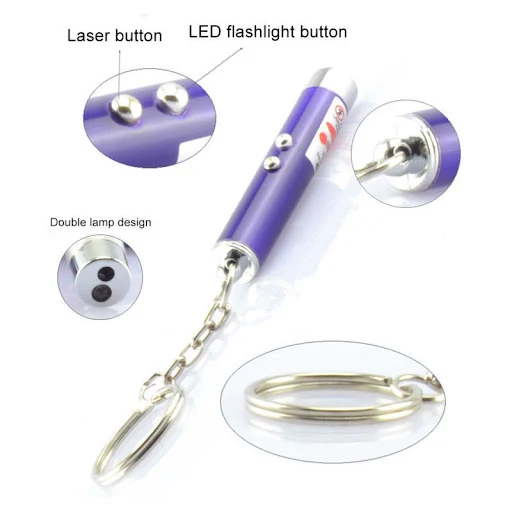 LED Light Cat Toy Laser Toys Red Laser Pen Tease Cats Rods Visible Light Laserpointer Funny Interactive Pet Training Sup