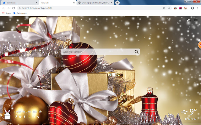 Christmas Gifts New Tab, Wallpapers HD