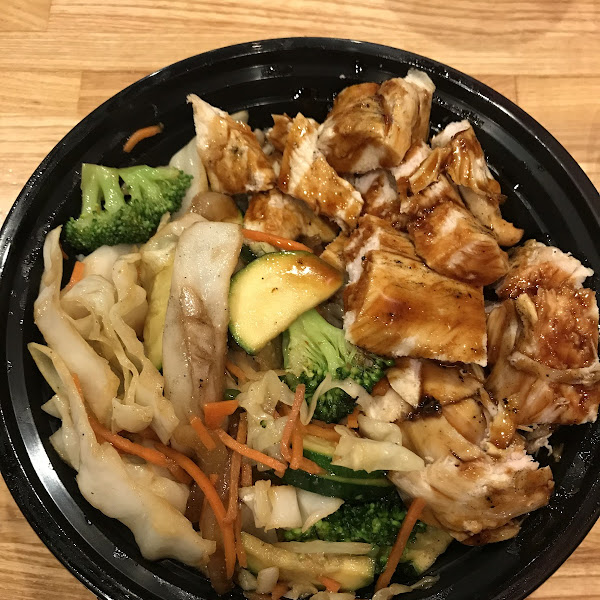 Chicken breast teriyaki bowl.