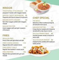 Weds & More menu 2