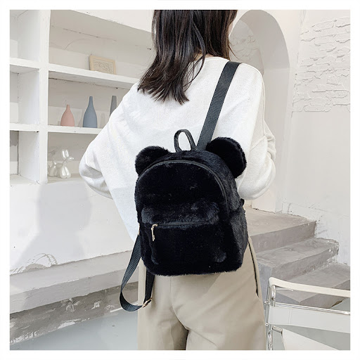 Title 6, Plush Backpack Autumn and Winter New Cute Fashi...