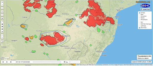 Tropical Storm Dineo. Picture Credit: MondoMeteo