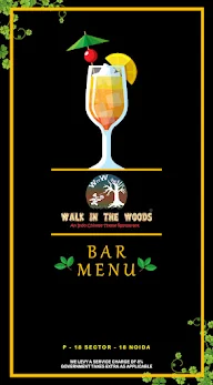 Walk In The Woods menu 1