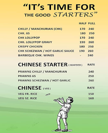 Alka Restaurant menu 