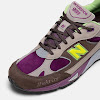 stray rats x new balance 991 black/purple