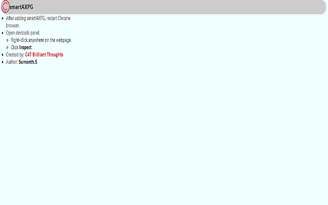SmartAXPG chrome extension