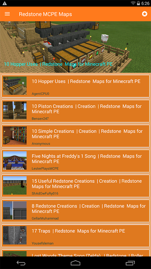 Android application Sky Castle City maps for MCPE screenshort