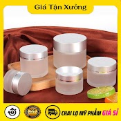 Hũ Chiết Mỹ Phẩm Trùm Sỉ Hũ Chiết Mỹ Phẩm Thủy Tinh Mờ 5G, 10G, 15G, 20G, 30G, 50G Đựng Kem Face , Phụ Kiện Du Lịch