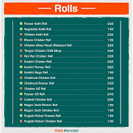 Rollz Karvaan menu 2