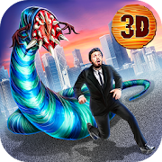 Giant Killer Worm City Destruction Simulator  Icon