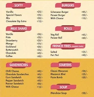 House Of Scoops menu 1