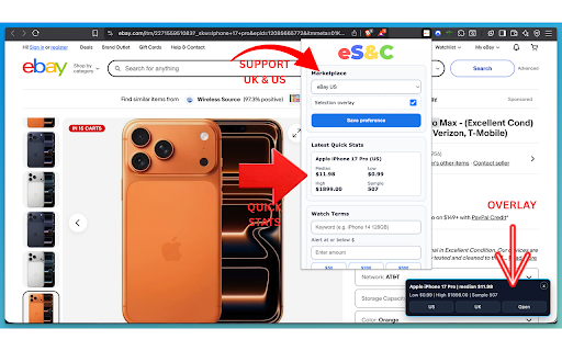 eBay Sold and Completed (US & UK) screenshot 1
