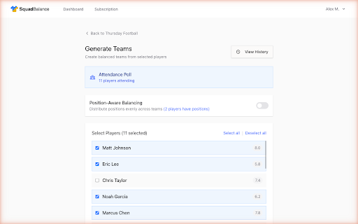 SquadBalance — Team Balancer screenshot 4