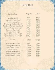 Pizza Diet menu 4