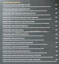 The Belgian Waffle cafe menu 1