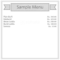 Balaji Sweets Corner menu 1