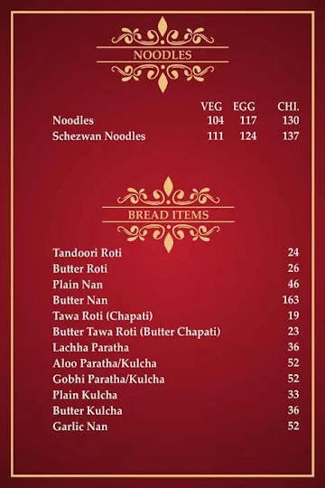 Delhi Restaurant menu 