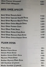 Nandu South Indian Food menu 2