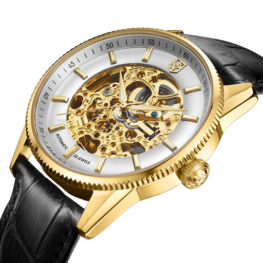 Title 3, Mechanical waterproof luminous mens watch. Exp...