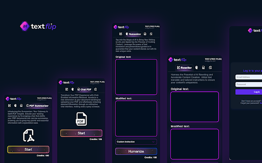TextFlip: ChatGPT Rewriter, AI Humanizer, Chat PDF and Summarizer